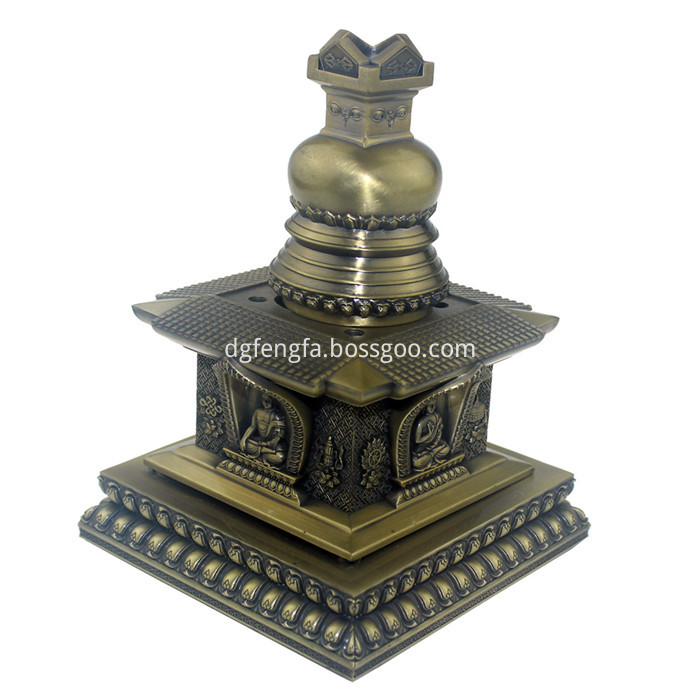 Custom zinc alloy bronze pagoda