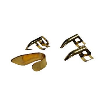 Gold and Silver Metal Picks for Guitars and Banjos