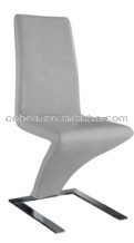 Factory Luxury white Pu or leather dining chairs furniture A8051