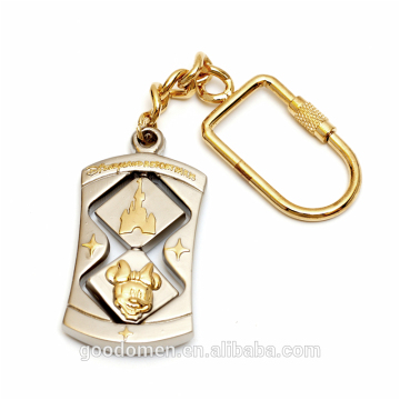 Metal Material key ring,blank zinc alloy keychain with logo laser engraved,metal key chain