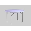 Folding table round outdoor plastic folding tables