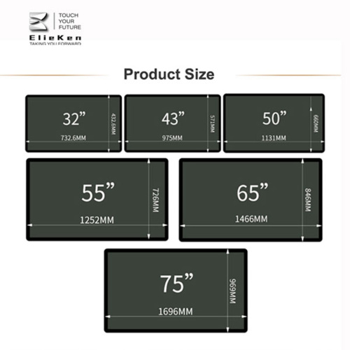 18.5 // 32/43/49/55/65 polegadas LCD Publicidade Display Montagem de parede