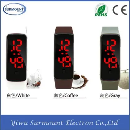 New Fashionable Smart Watch Silicone Bracelet Watch
