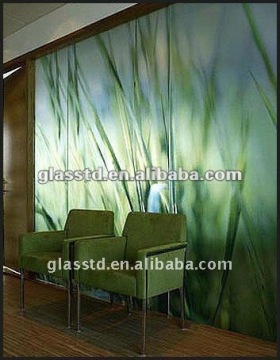 customized art glass partition