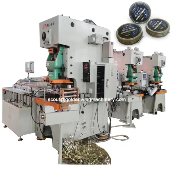 Metal Candy Tin Cans Making Machine Production Line