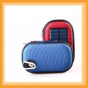Two color solar power case charger