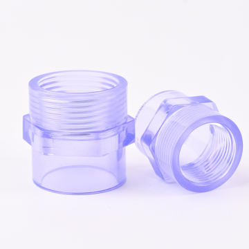 Clear PVC Female Coupling SCH80