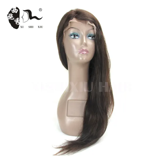 2016 Factory Wholesale virgin brazilian middle part lace front wig blonde indian remy