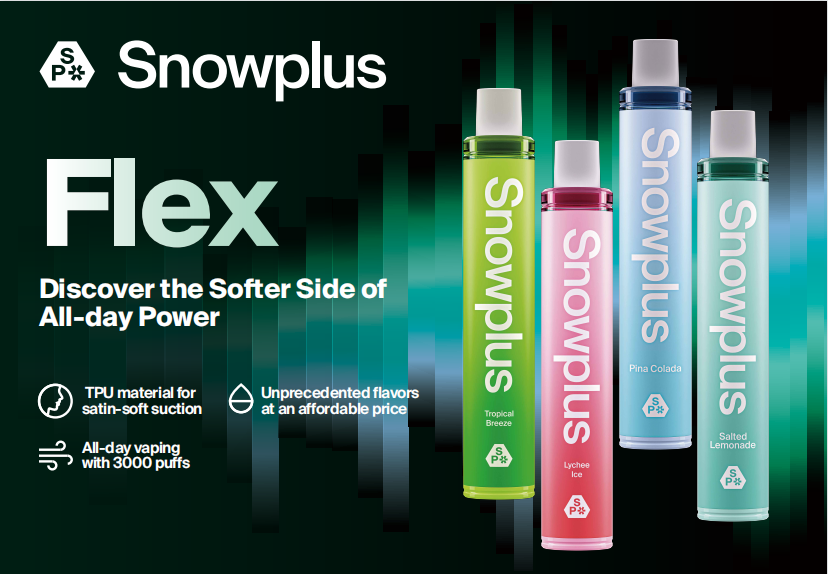 Snowplus Новый одноразовый 3000 Puffs Flex Vape Pod