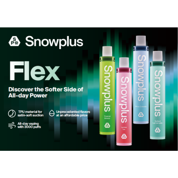 Snowplus جديد يمكن التخلص منه 3000 Puffs Flex Vape Pod
