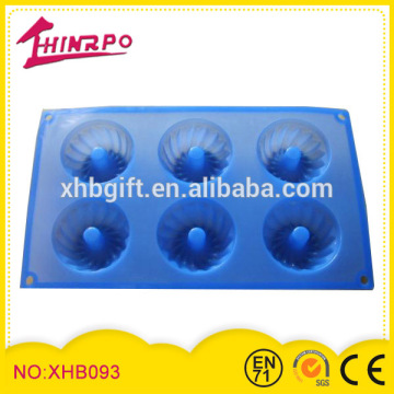 Silicone Mini Muffin Pan, 6 Cup Premium Cupcakes baking pan, Non-stick, Bpa-free Food Grade Silicon