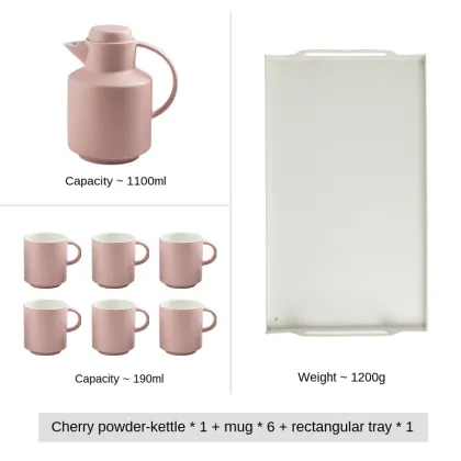 Ceramic Tea Set with Cold Water Bottle - Wholesale Kung Fu Tea Gift Set