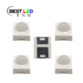 Dome Lens SMD Amber LED dióda 150 mA 60 fokos