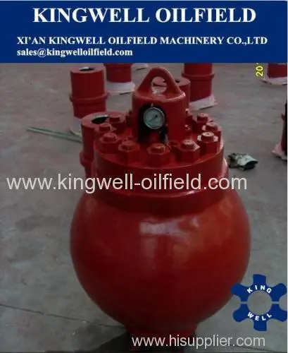 Api Pulsation Dampener For F Series Mud Pump 
