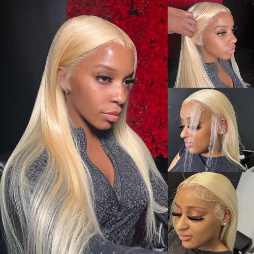 13x4 HD Transparent Blonde Lace Front Wigs