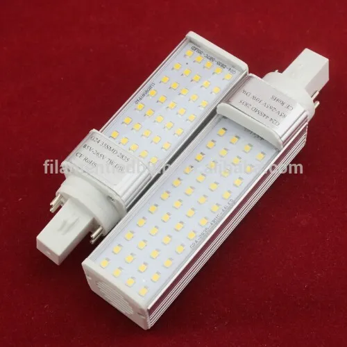 6w 42smd led pl light bulb g24 base 120D 550lm