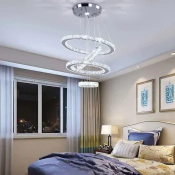 Nordic Crystal Chandelier - Contemporary Modern Elegant LED Pendant Lamp