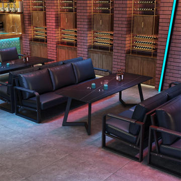 Modern Bistro Restaurant Furniture Set: Tables and Chairs for Restaurants and Bars