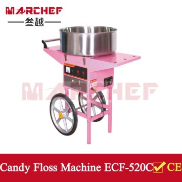 Máy kẹo bông công nghiệp điện với cart_candy Floss Machine_Fairy Floss Machine Machine Maker