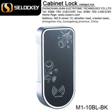 access control system proximity RFID IC card electronic card lock network system for supermaket storage cabinets(M1-10BL)