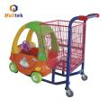 Mit Metal Basket Supermarkt Kids Shopping Trolley