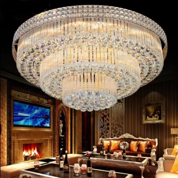 Luxury LED Crystal Ceiling Pendant Light for Living Room