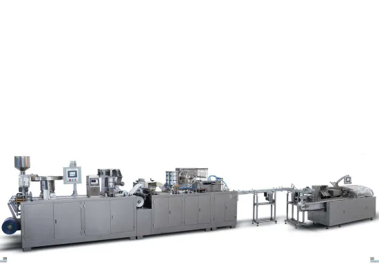 Pharmaceutical Automatic Packaging Line / Horizontal Flow Pack Machine
