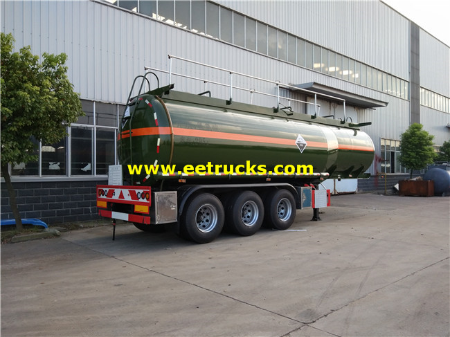 30m3 Bulk Hydrochloric Acid Delivery Semi-Trailers