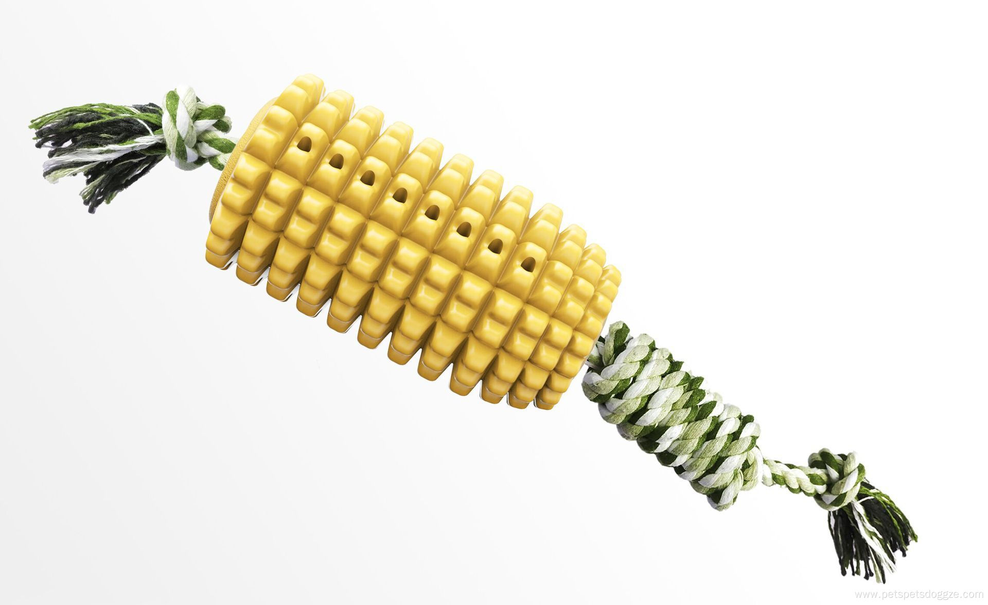 Environmentally friendly TPR corn shaped dog toothbrush toy