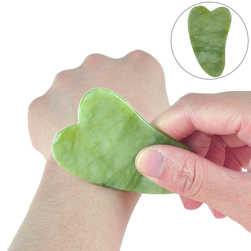 3 Style New Natural Jade Stone Guasha Board Massage Tool SPA Therapy Gua Sha Massager Antistress Body Care Scraping Board