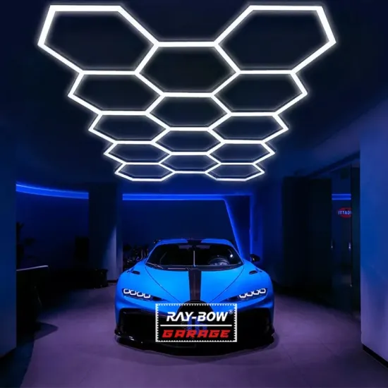 Hexagonal Outdoor Wall and Ceiling Lighting: Ring For Car Bedroom & Workshop Solutions
