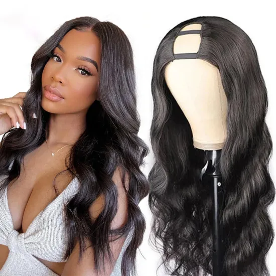 Virgin Hair Human Hair Supplier Vietnamese U Part Curly Wig HD Lace Frontal Wig 360 Lace Wigs Natural Hair