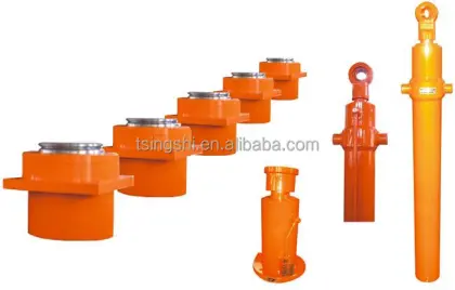 Big Bore Flanged Hydraulic Cylinder: 600mm Stroke, 50 Ton Capacity by Enerpac for Heavy Machinery Press Applications