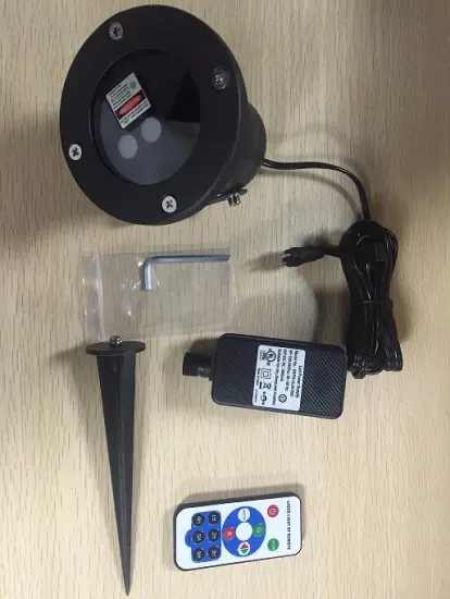 Waterproof garden laser lighting