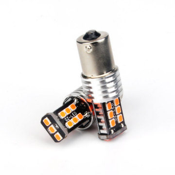 15W 12V 24V 2835 15SMD Auto Indicator Turn Signal White Red S25 1156 LED Bulb for Strobe Brake Light