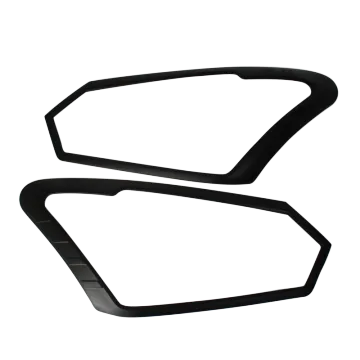 2016-2019 Isuzu D-MAX Headlamp Light Cover Trim Surround (Black) - D-MAX 4X4 Accessories