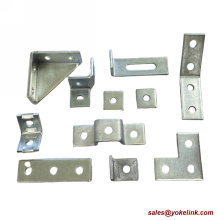 Napelemes földi tetőszerelési tartozékok, szögletes szerelvények