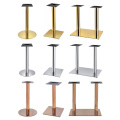 Stainless Steel Dining Round Bar Silver Table Bases
