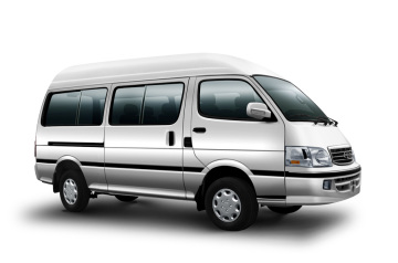 Jincheng 11 Seats Euro II Turbo Diesel High Roof Minibus (GDQ6501A2)