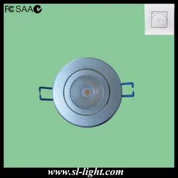 Round shape cob led downlight kit