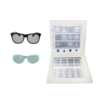 أعلى جودة البصريات العشوائية DOT 2-S Stereo Acuity Test 1007s