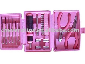 26pc pink tool set