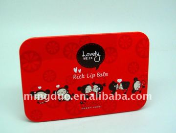 Cosmetics packaging tin box