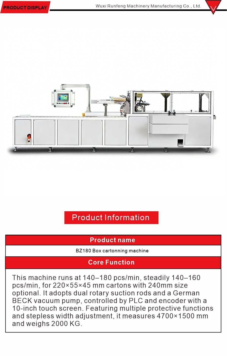 Carton Packaging Automation Solution