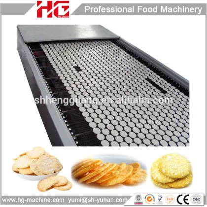Brand new 250Kg per hour Rice biscuit production line