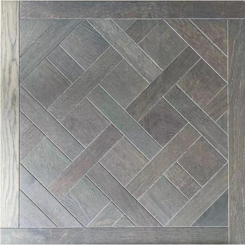 Suelo de parquet de roble gris