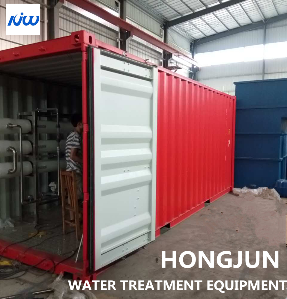 Mobile drinking water treatment equipment skid