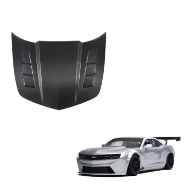 Carbon Fiber V-Style Engine Cover Hood for Chevrolet Camaro 2010-2015