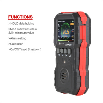 Convenient and easy-to-use portable toxic gas detector with alarm system