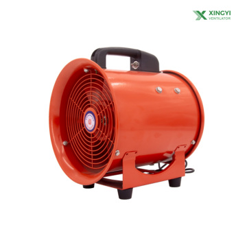 El ventilador axial portátil tiene características como gran flujo